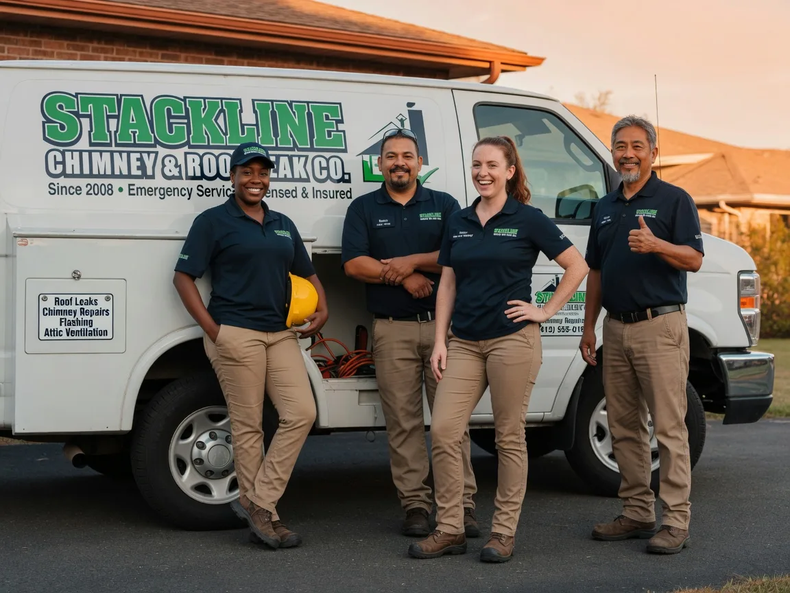 Chimney flashing repair company in Fellows, CA